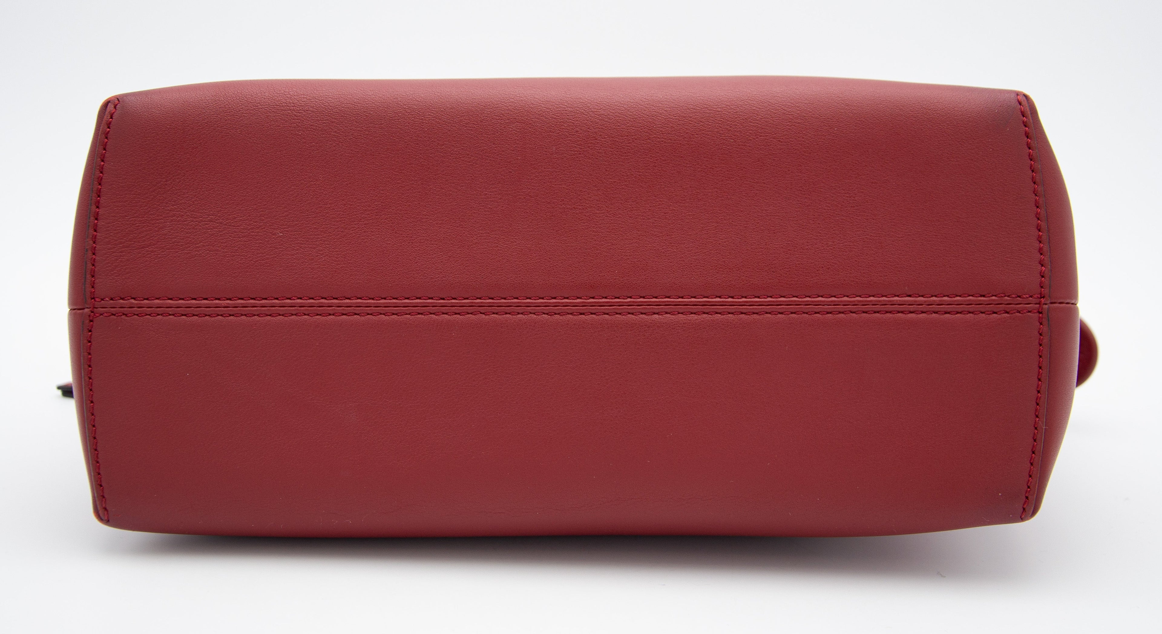 Fendi By The Way Medium Red Leather Bag