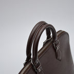Louis Vuitton Alma Cuir Épi Chocolat