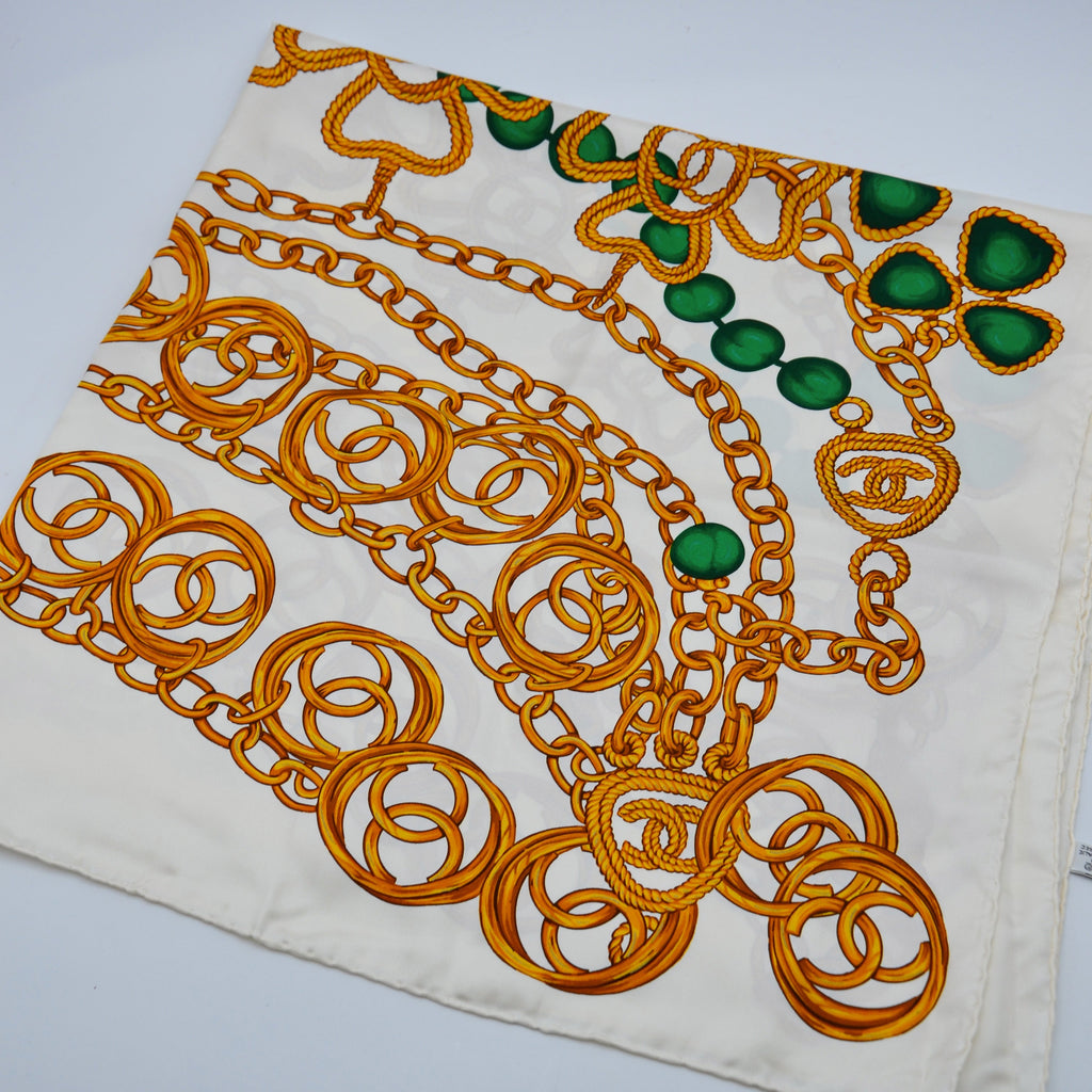 Foulard Chanel Vintage Années 90