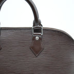Louis Vuitton Alma Cuir Épi Chocolat