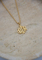 Christian Dior Collier Vintage 1980S – Pendentif Lettres Gothiques