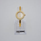 Montre Bezel Femme Beige Quartz