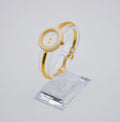 Montre Bezel Femme Beige Quartz