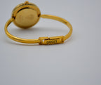 Montre Bezel Femme Beige Quartz