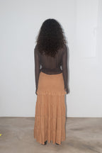 Jupe Roma Long Camel
