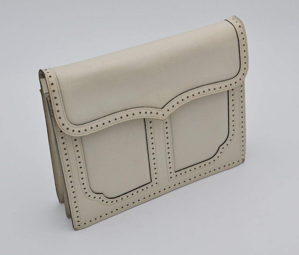 Sac Yves Saint Laurent Vintage Crossbody Blanc