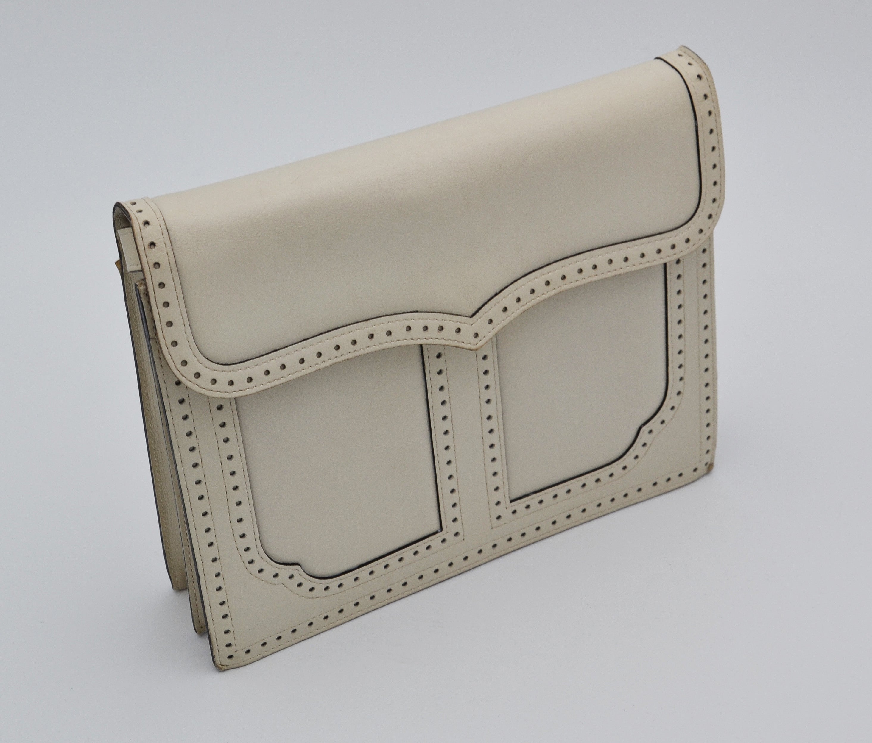 Sac Yves Saint Laurent Vintage Crossbody Blanc