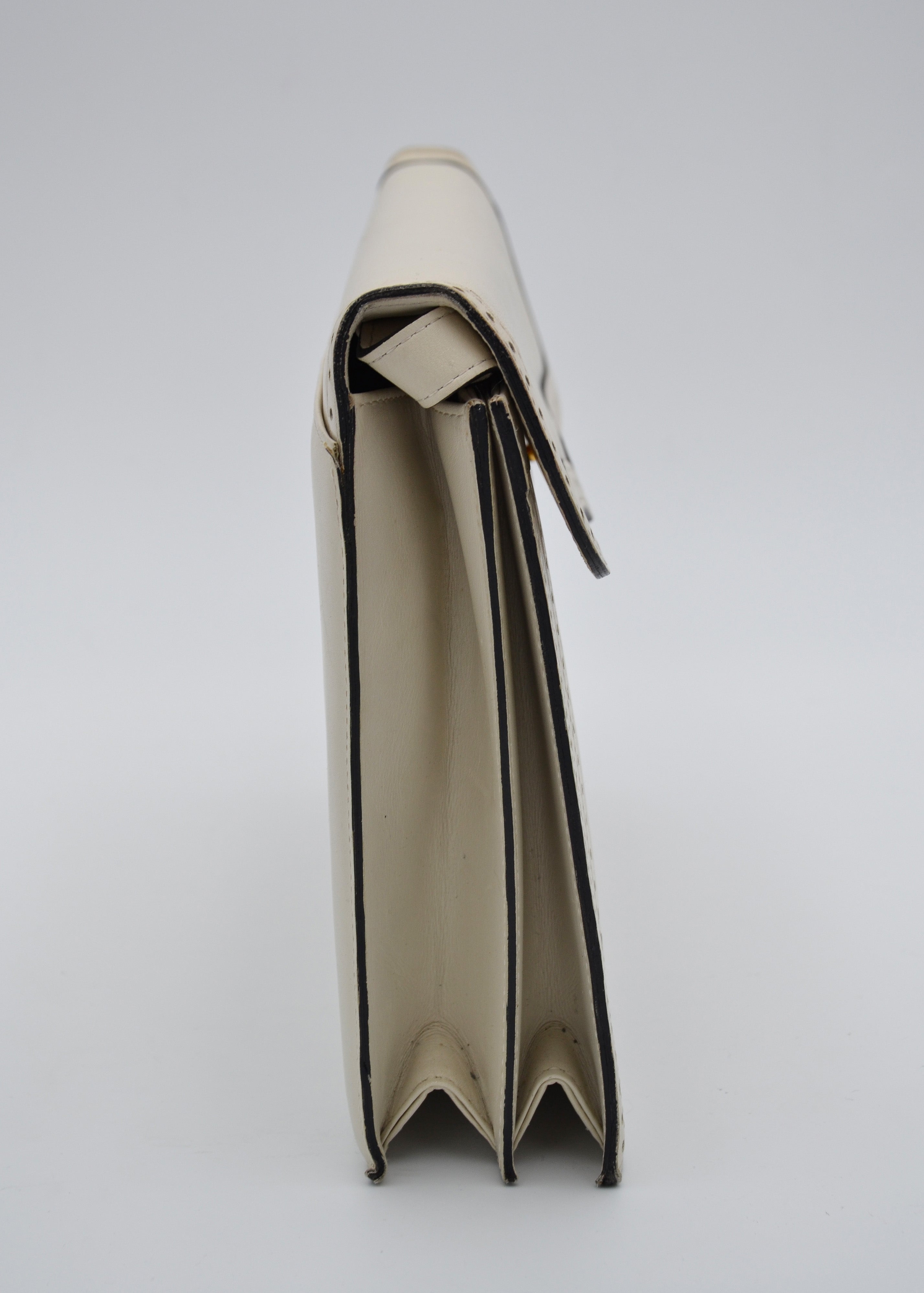 Sac Yves Saint Laurent Vintage Crossbody Blanc