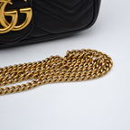Sac Gucci Gg Marmont Super Mini Matelassé Noir