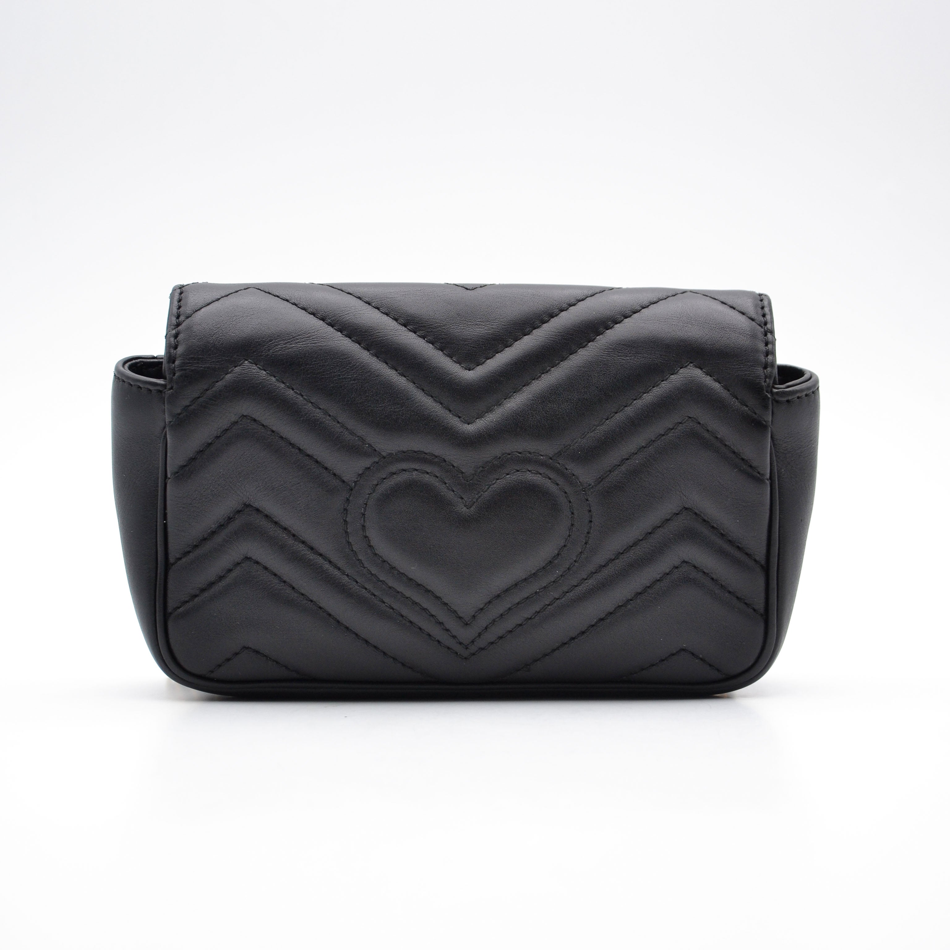 Sac Gucci Gg Marmont Super Mini Matelassé Noir