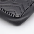 Sac Gucci Gg Marmont Super Mini Matelassé Noir