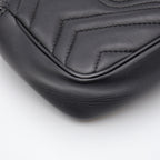 Sac Gucci Gg Marmont Super Mini Matelassé Noir