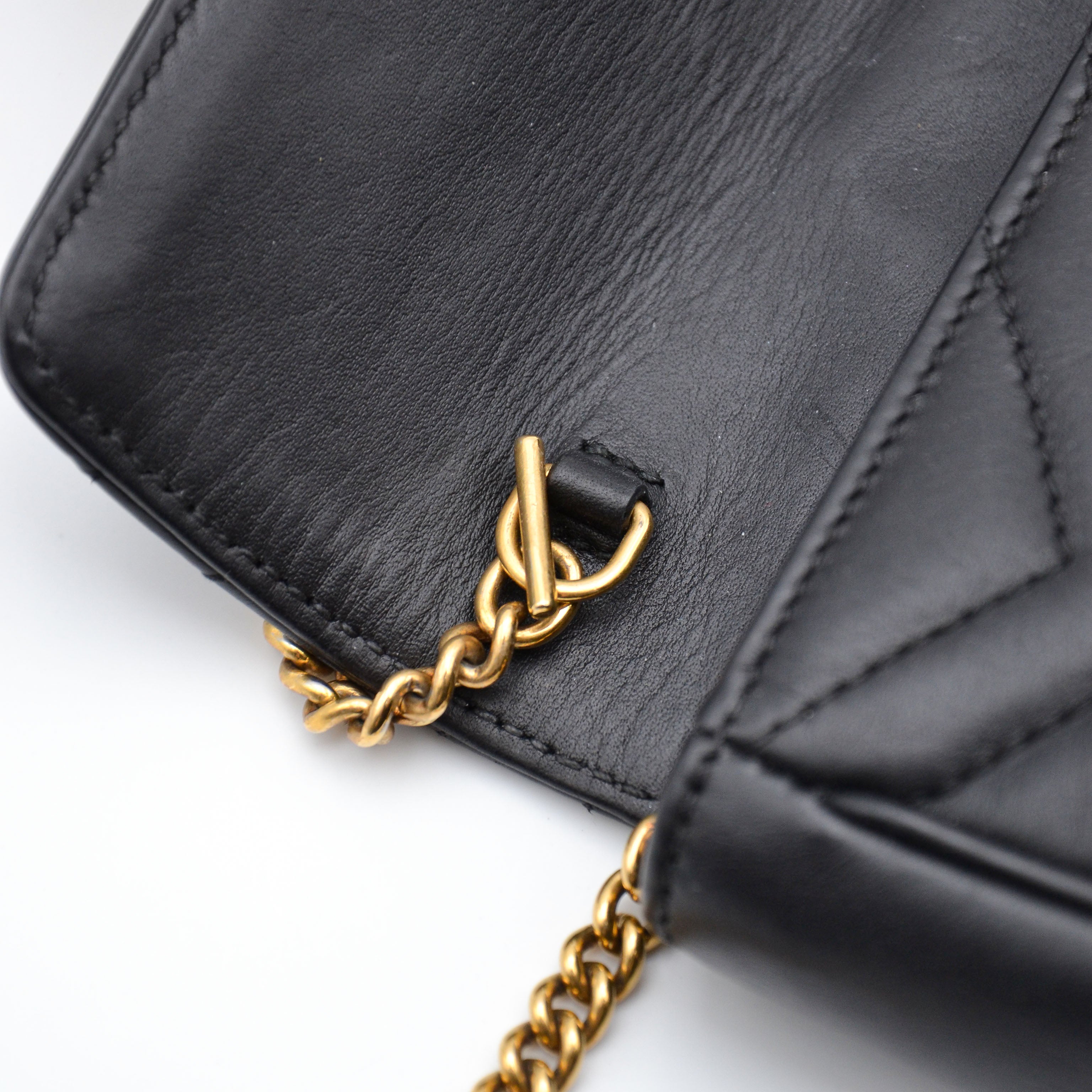 Sac Gucci Gg Marmont Super Mini Matelassé Noir