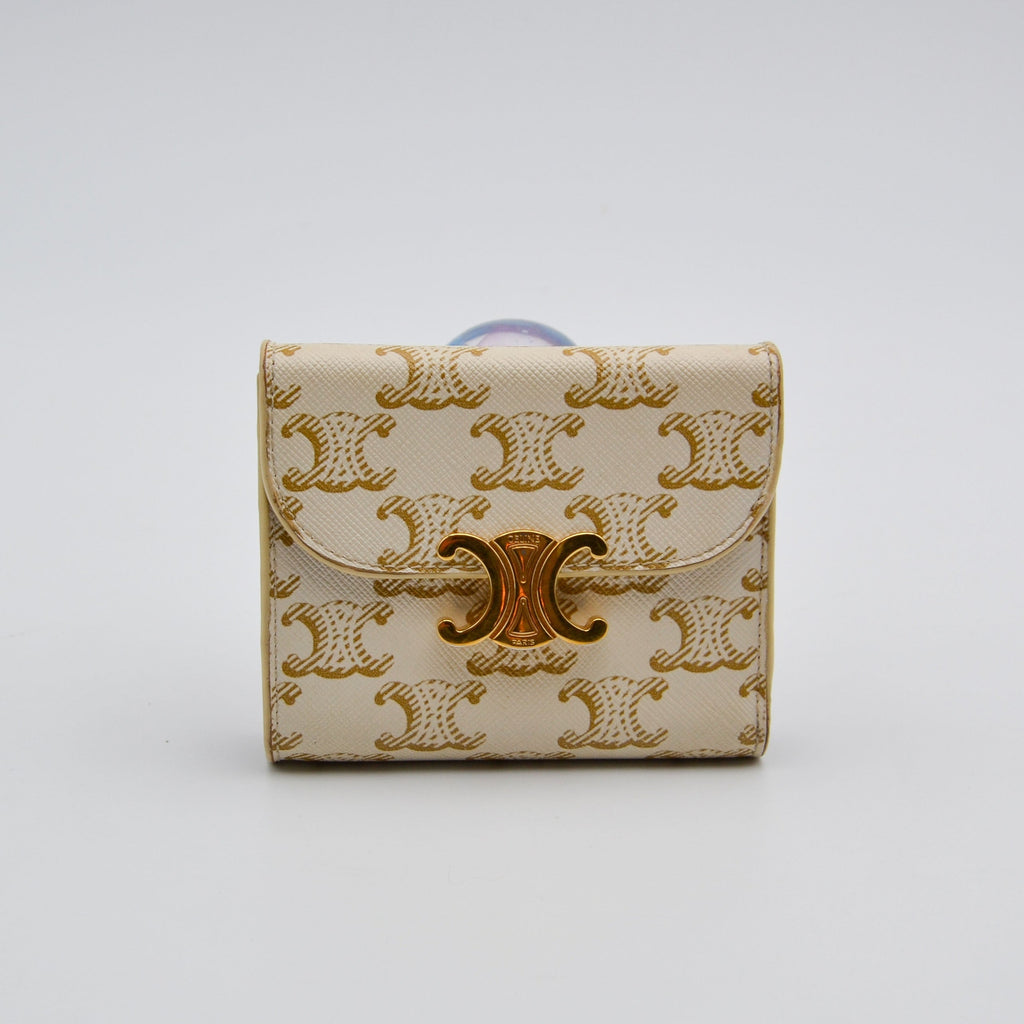 Portefeuille Céline Small Flap Wallet Triomphe