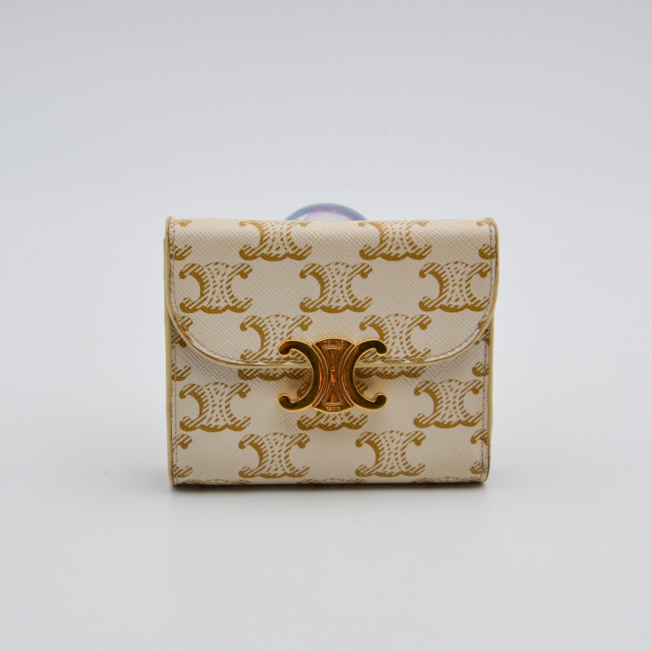 Portefeuille Céline Small Flap Wallet Triomphe