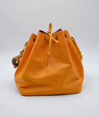 Louis Vuitton Noé Pm Cuir Épi Jaune
