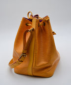 Louis Vuitton Noé Pm Cuir Épi Jaune