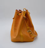 Louis Vuitton Noé Pm Cuir Épi Jaune