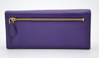 Portefeuille Long Prada En Cuir Saffiano Violet