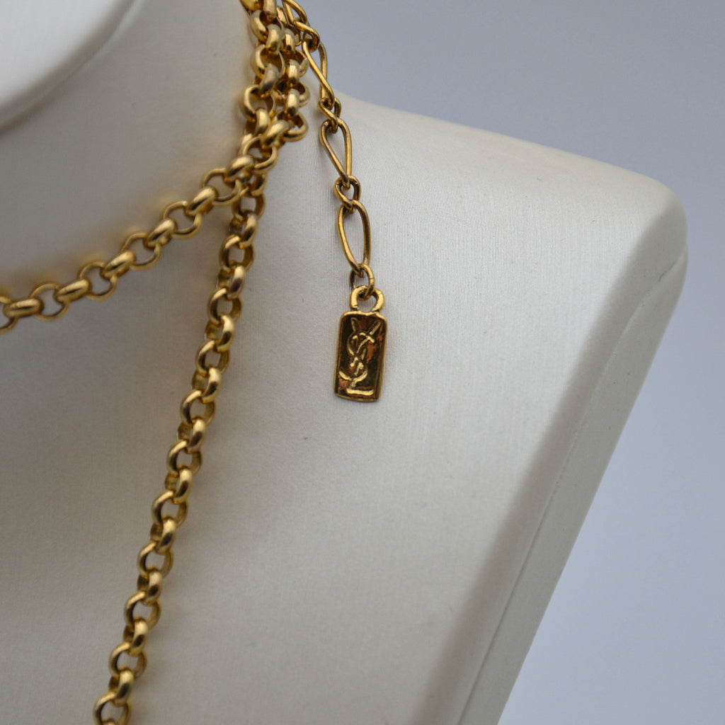 Yves Saint Laurent Collier Cœur Vintage