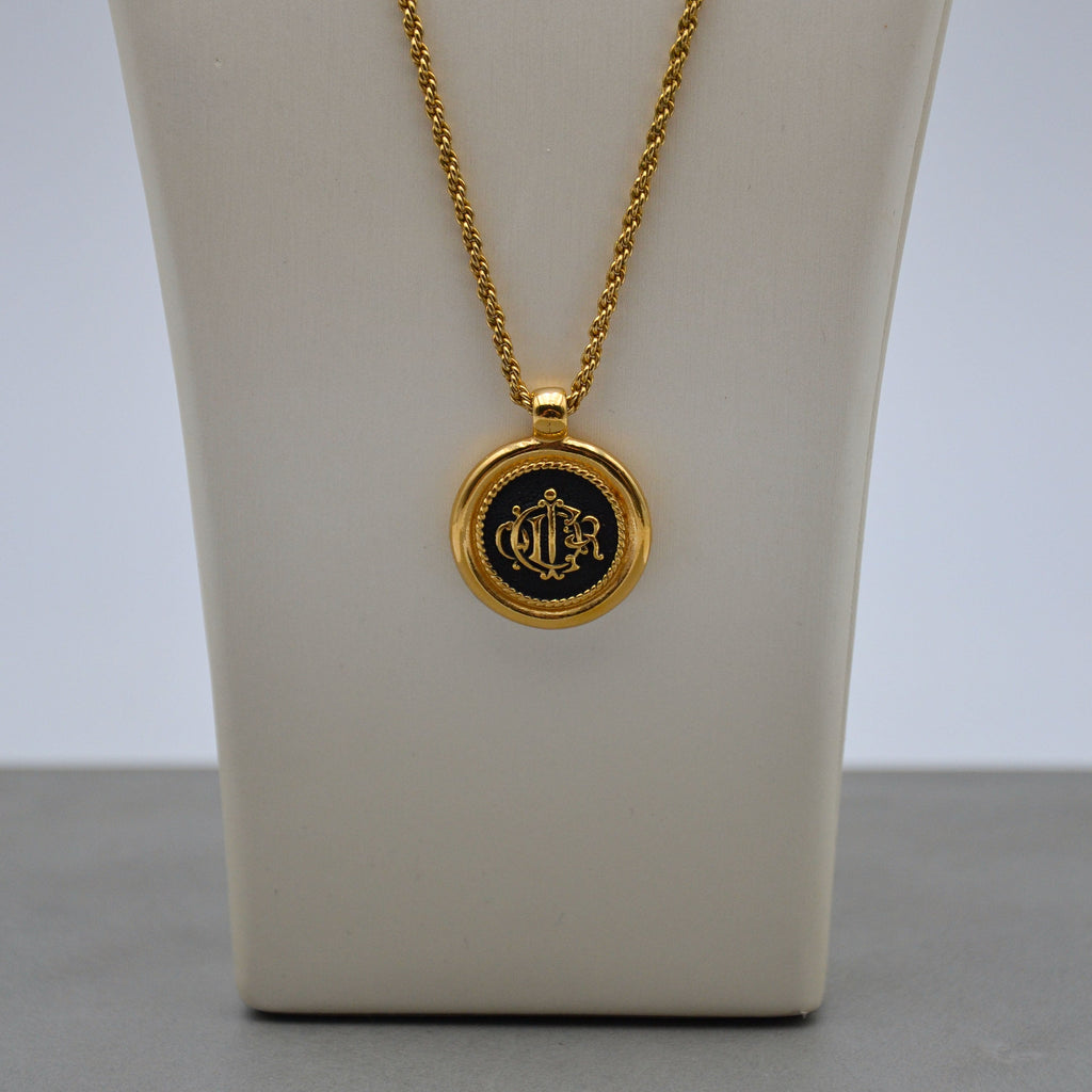 Christian Dior Collier Médaillon Vintage