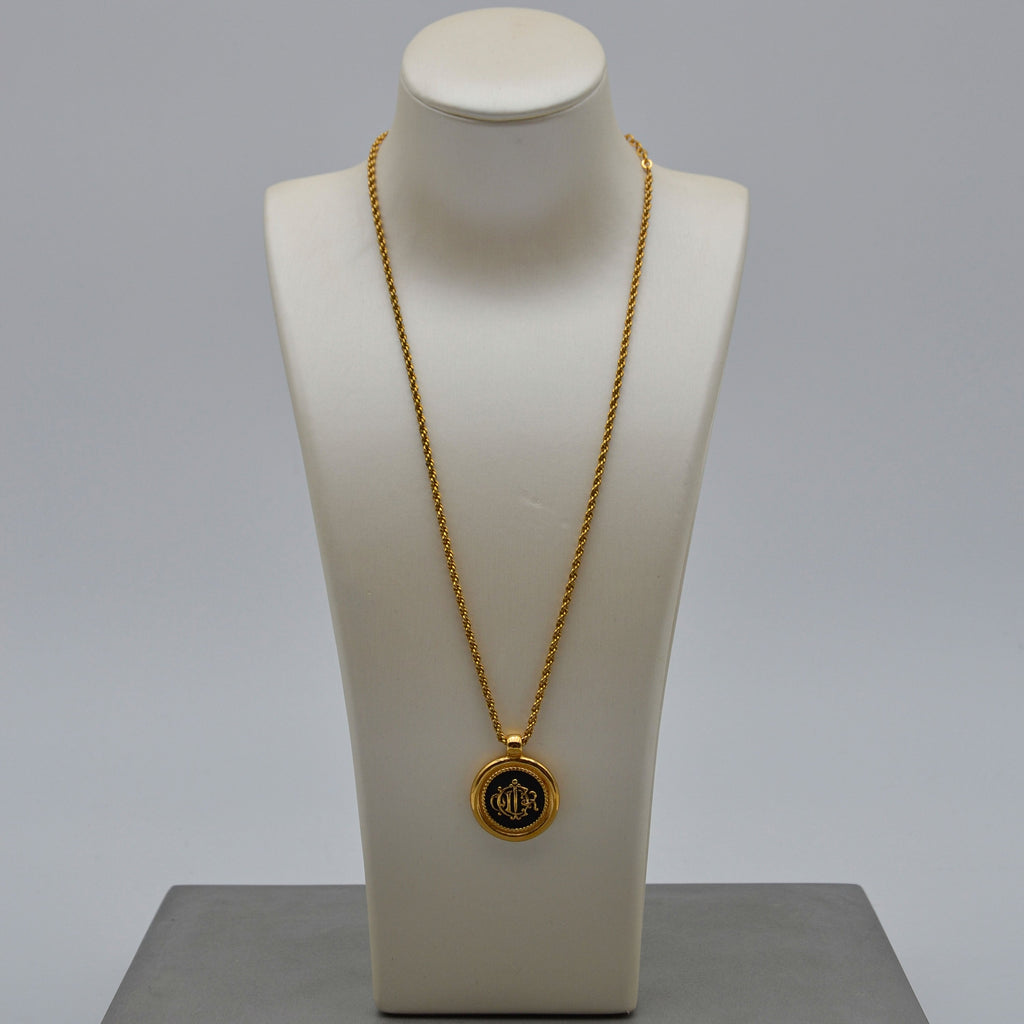 Christian Dior Collier Médaillon Vintage