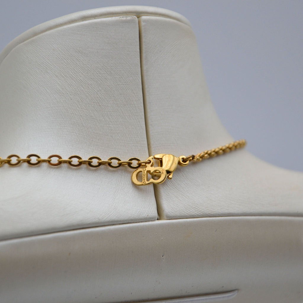 Christian Dior Collier Médaillon Vintage