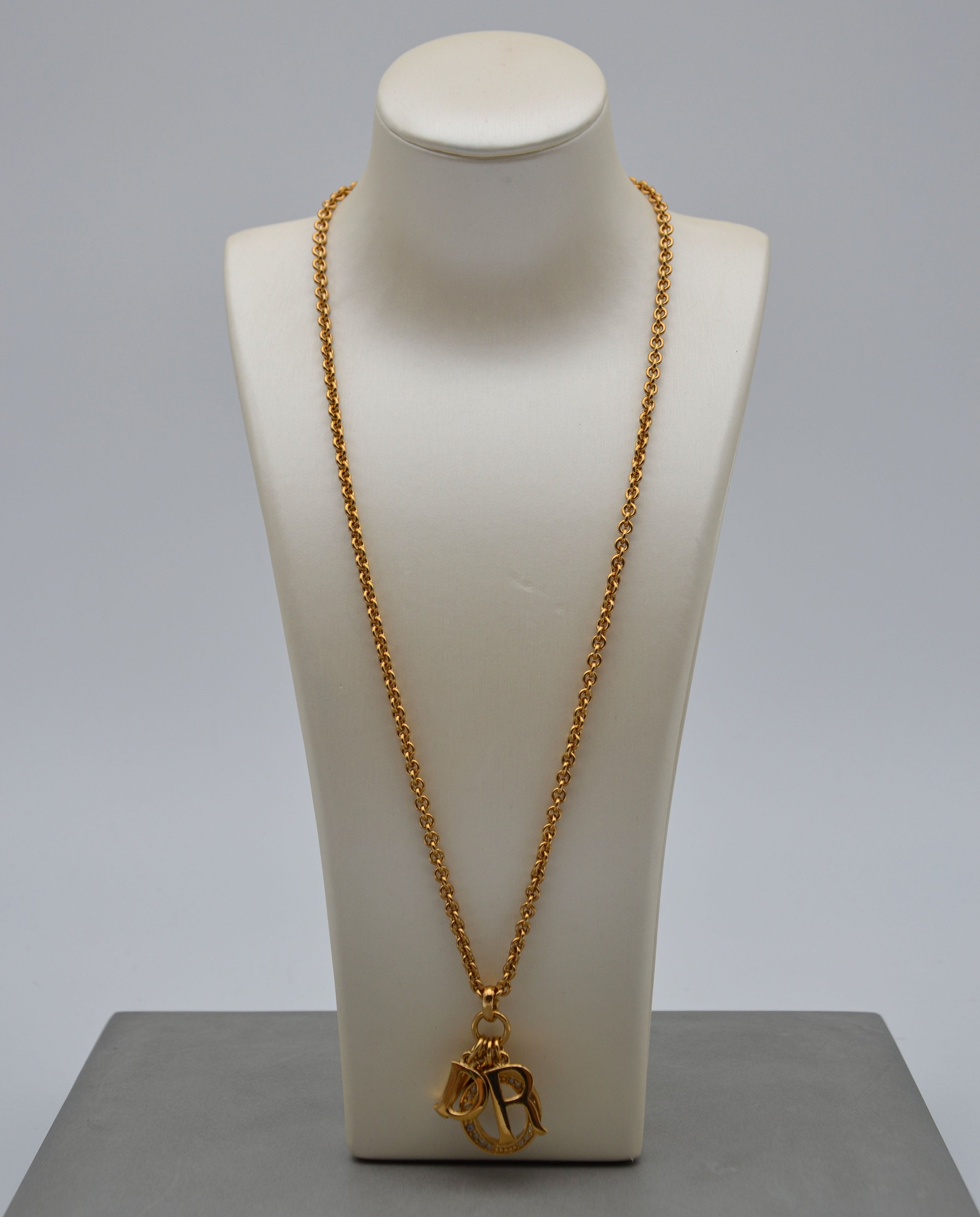 Christian Dior Collier Lettres D.I.O.R. Vintage