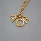 Christian Dior Collier Lettres D.I.O.R. Vintage