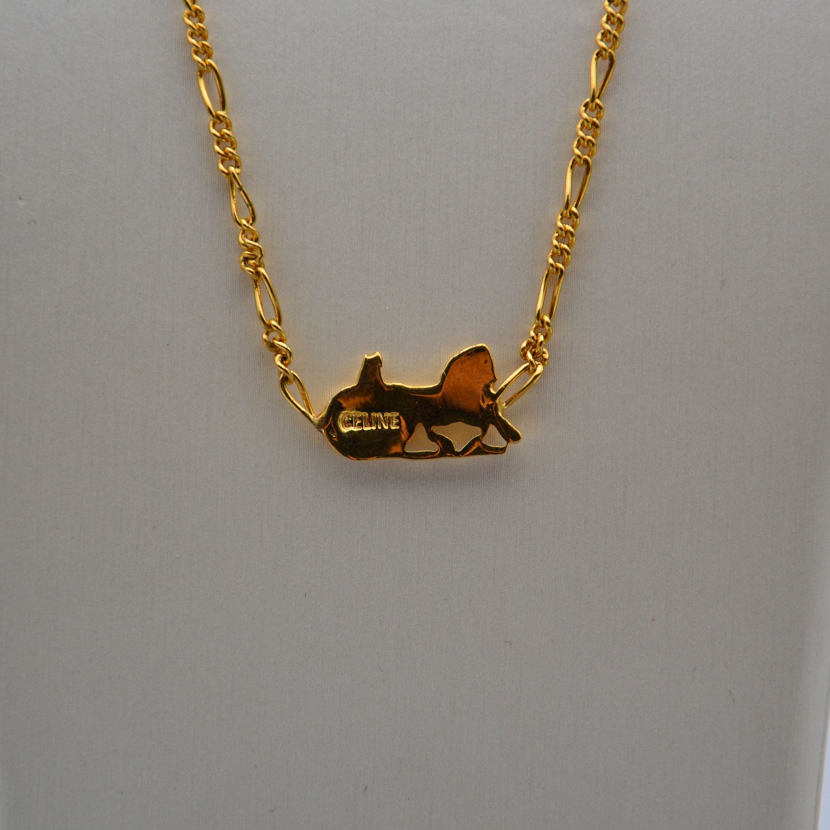 Céline Paris Collier Calèche Vintage
