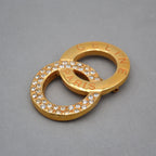 Céline Broche Anneaux Entrelacés Vintage