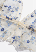 Soutien-Gorge Triangle Volants Carlotta - Sable