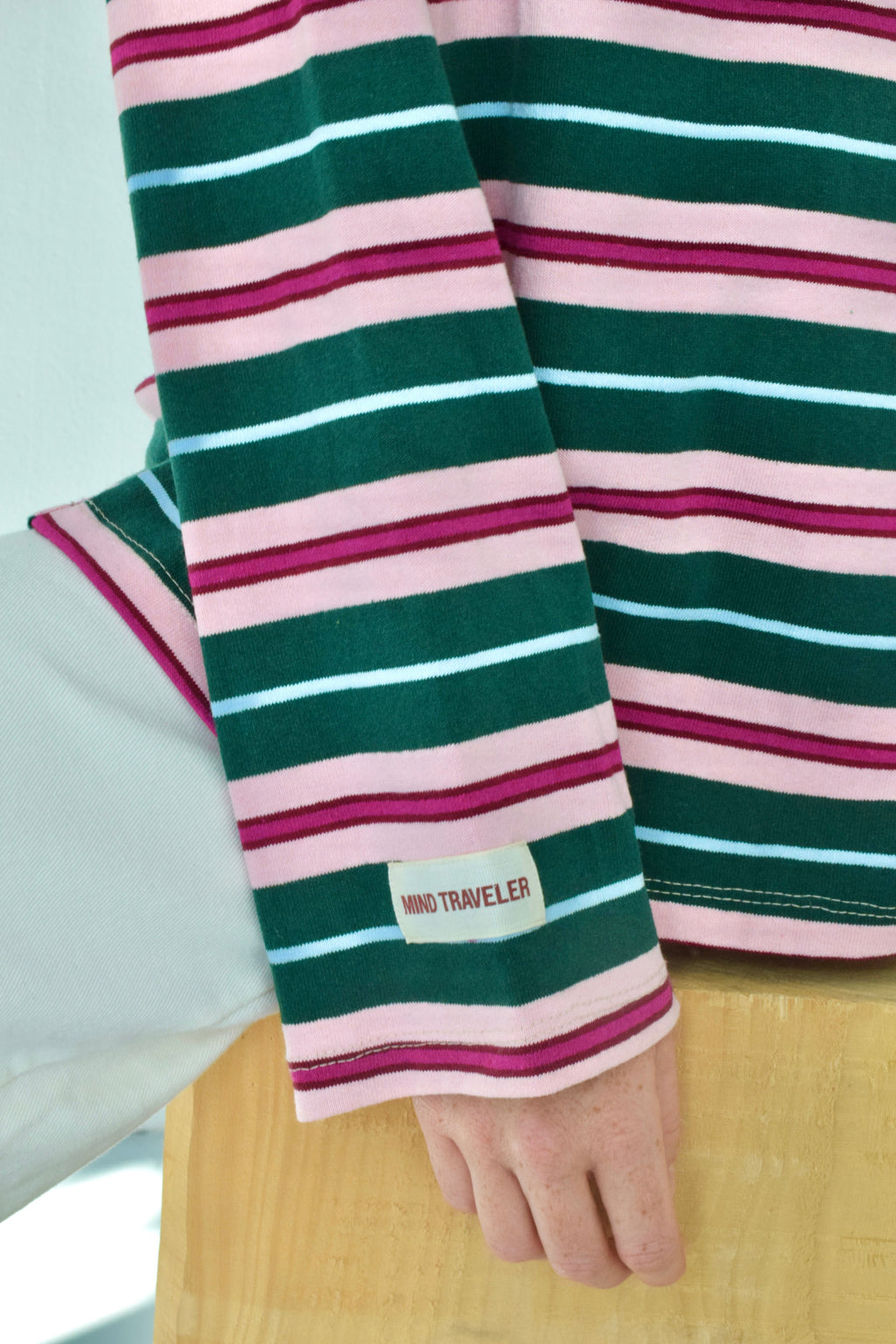Polo Filipa Vert Et Rose