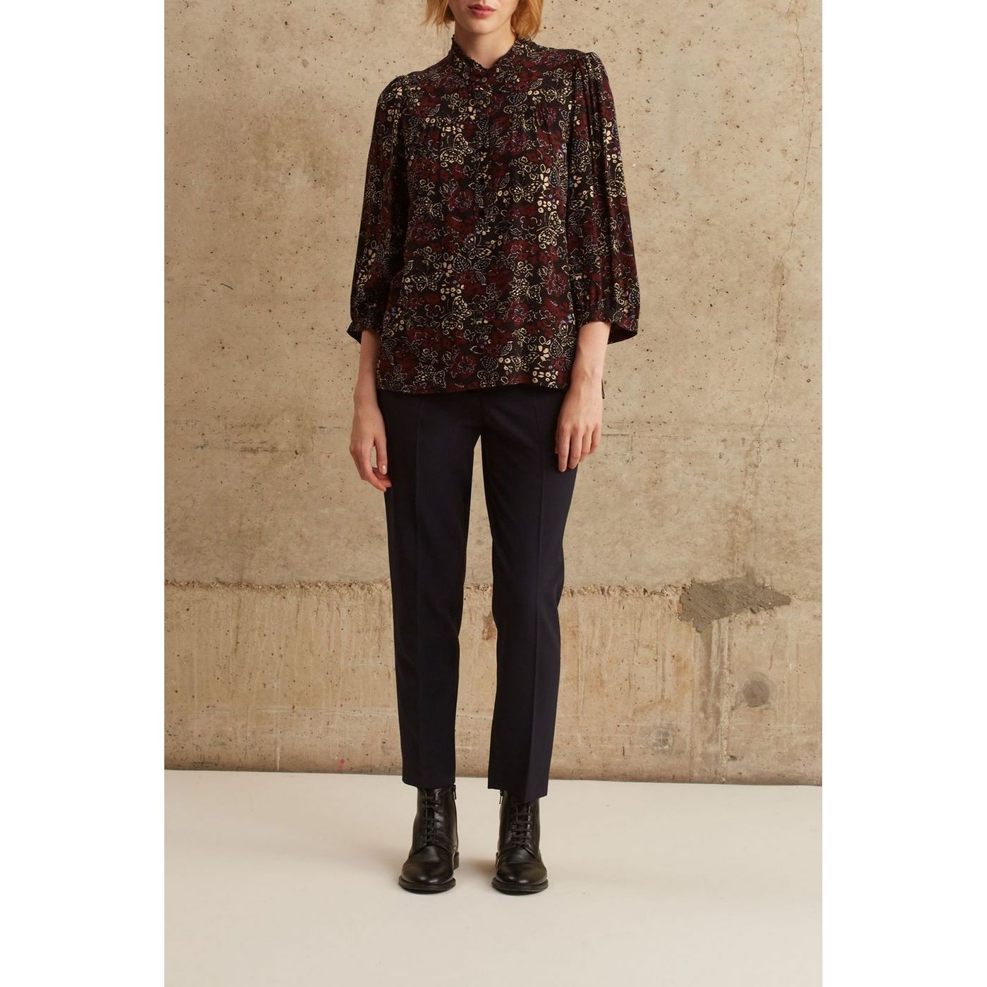 Chemisier - Top Carlton - Noir