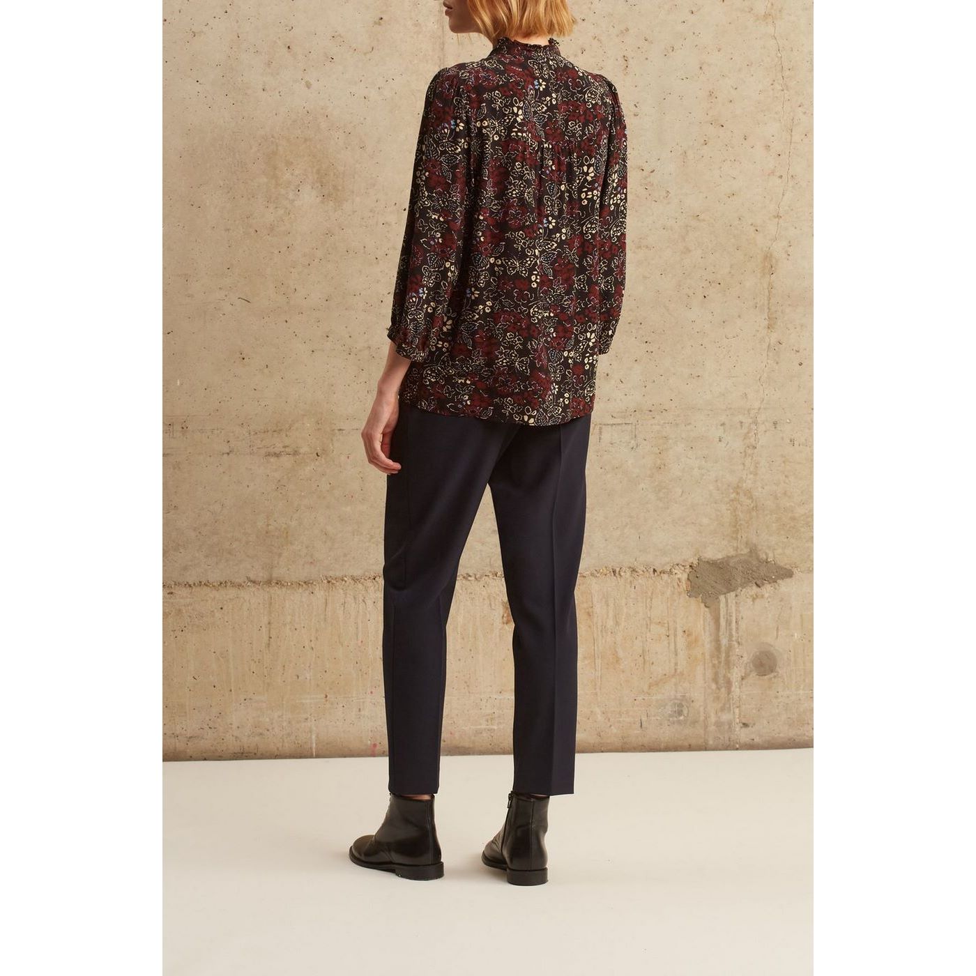 Chemisier - Top Carlton - Noir