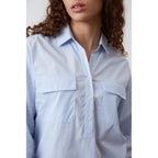 Chemisier - Top Canelle - Bleu Ciel
