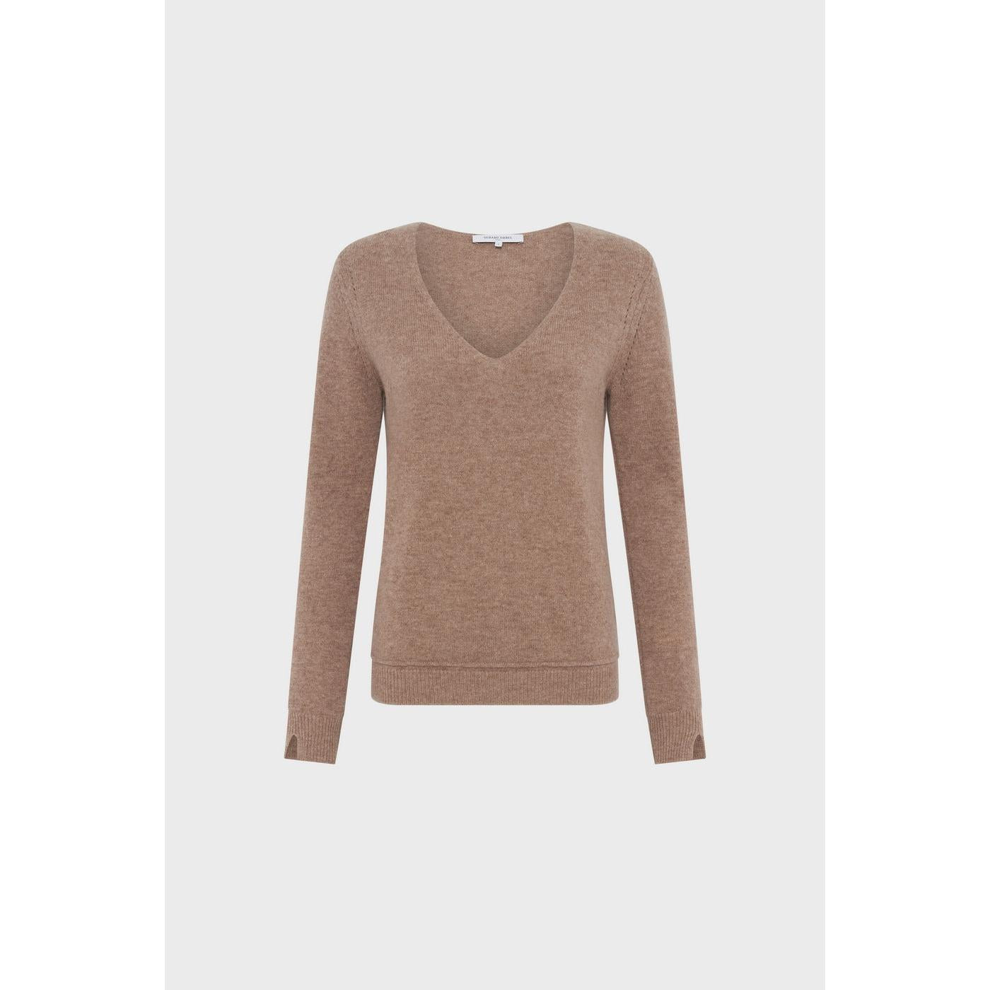 Pull - Gilet Pull Col V - Dune