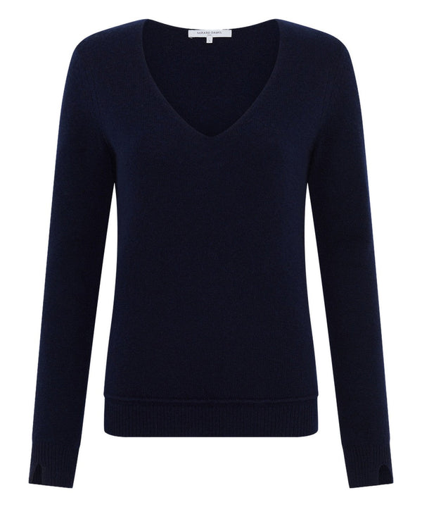 Pull - Gilet Pull Col V - Navy