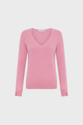 Pull - Gilet Pull Col V - Rose