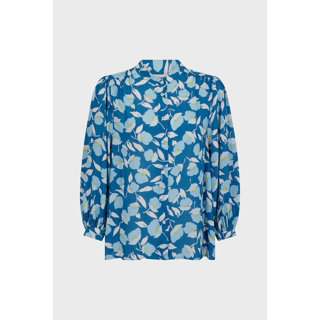 Chemisier - Top Narin - Bleu Glacier