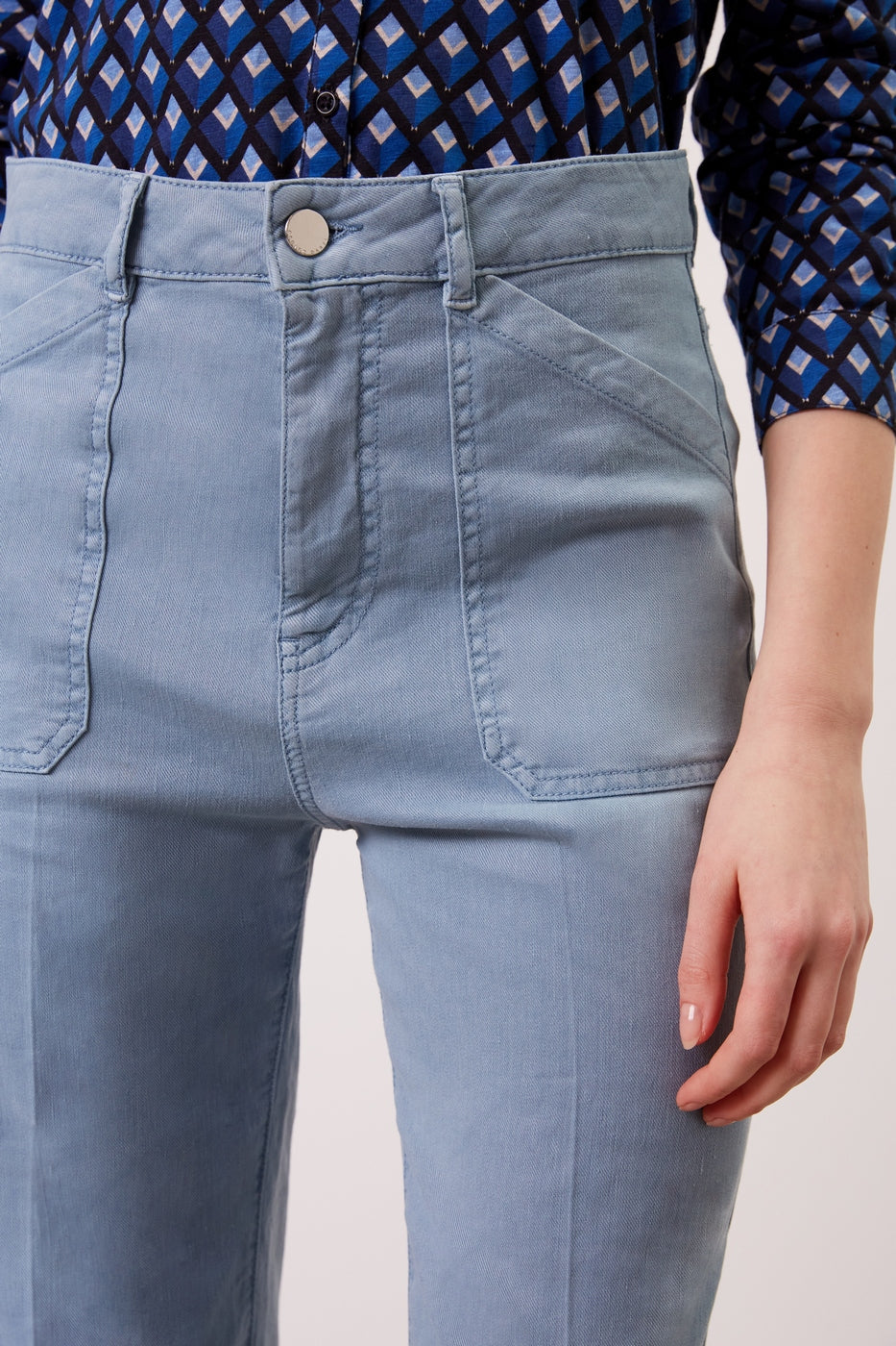 Pantalon Jean Eglantine - Bleu Ciel