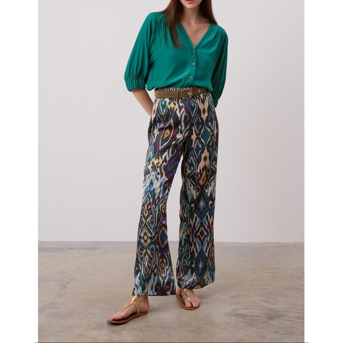 Pantalon - Combi - Short Eleona - Emeraude