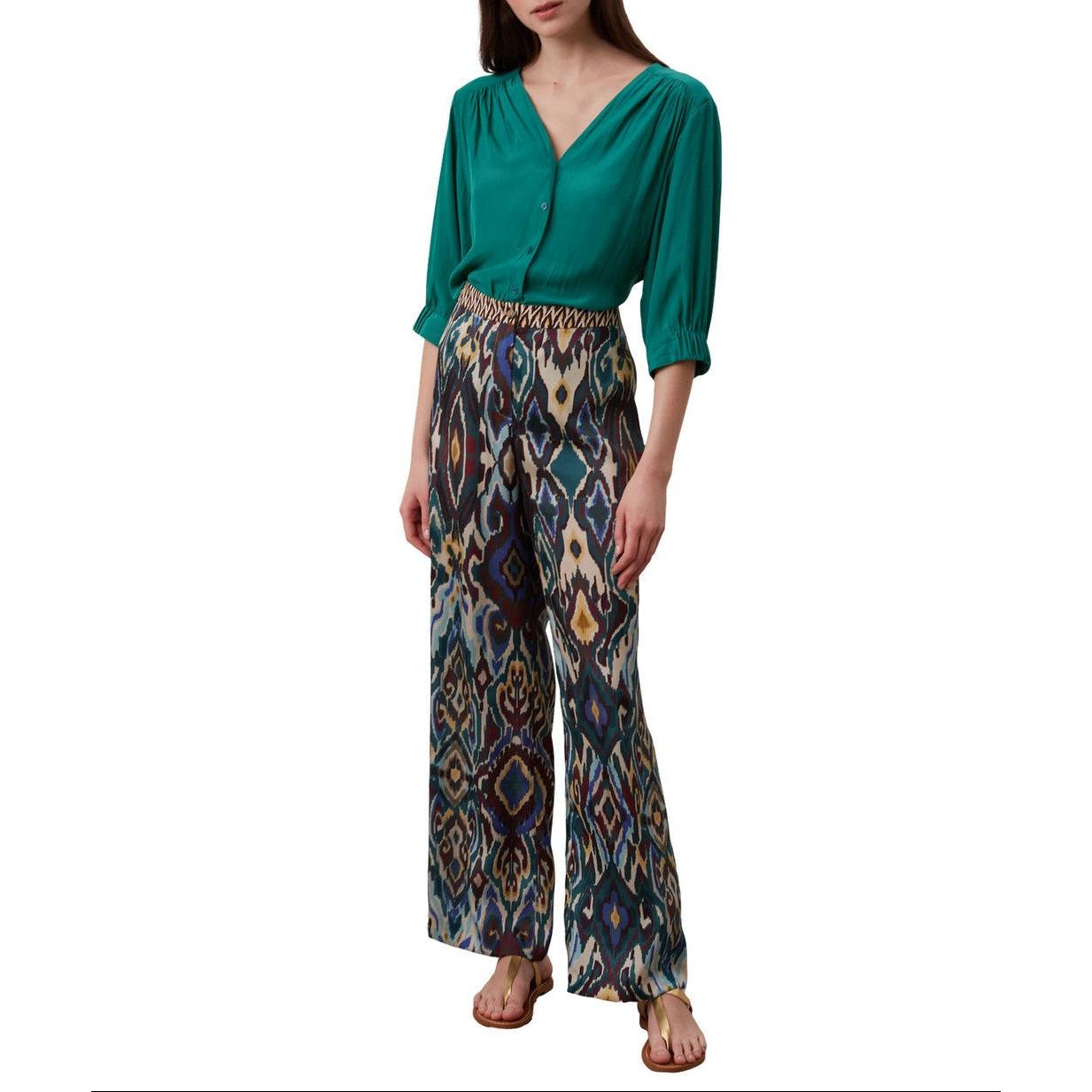 Pantalon - Combi - Short Eleona - Emeraude