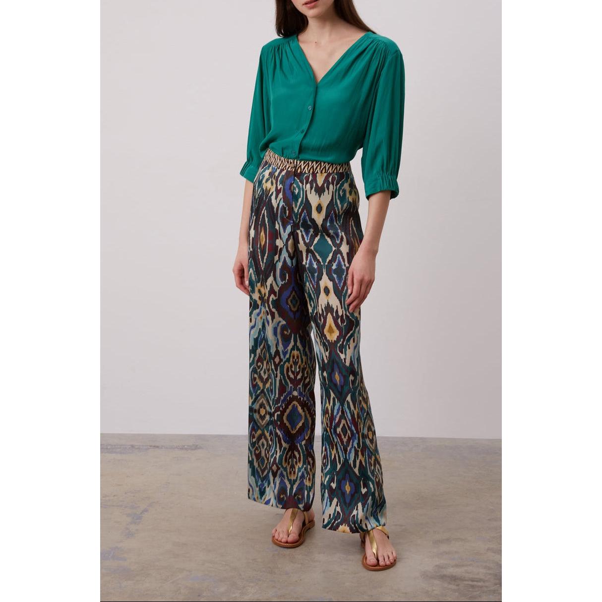 Pantalon - Combi - Short Eleona - Emeraude