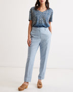 Pantalon - Combi - Short Elinna - Bleu Ciel