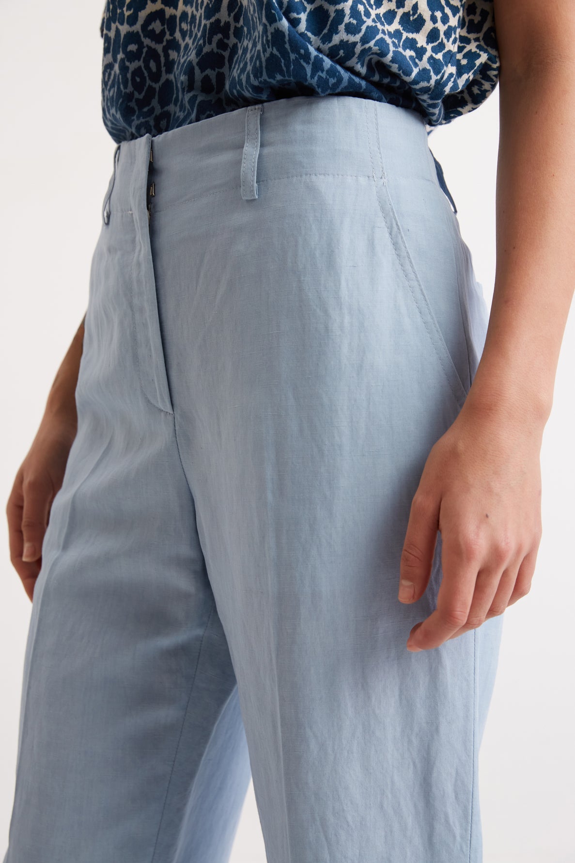 Pantalon - Combi - Short Elinna - Bleu Ciel