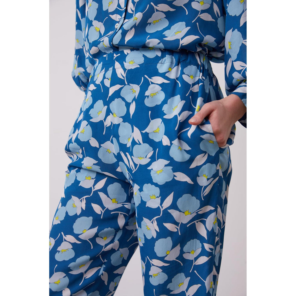 Pantalon - Combi - Short Damya - Bleu Glacier