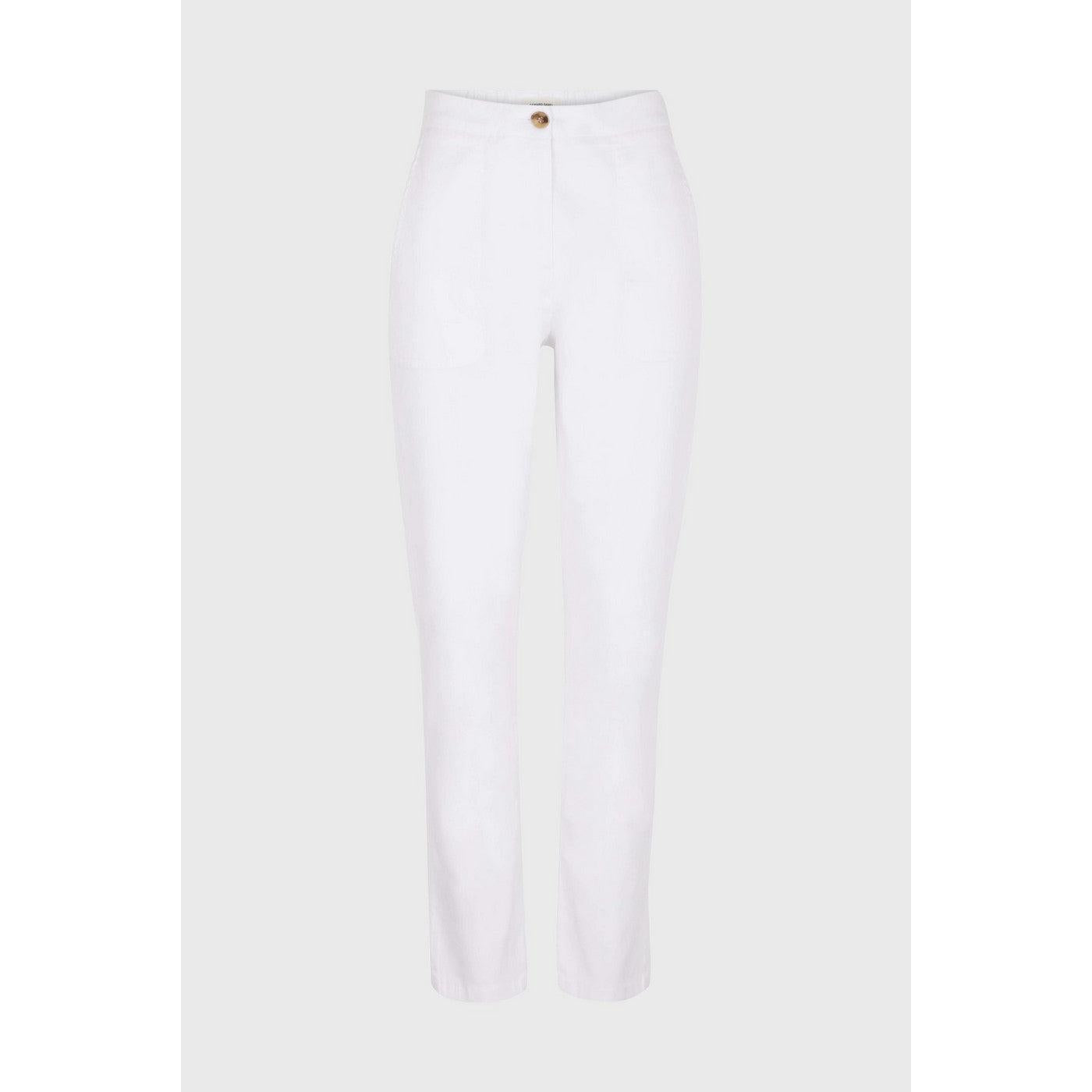 Pantalon - Combi - Short Elizia - Blanc