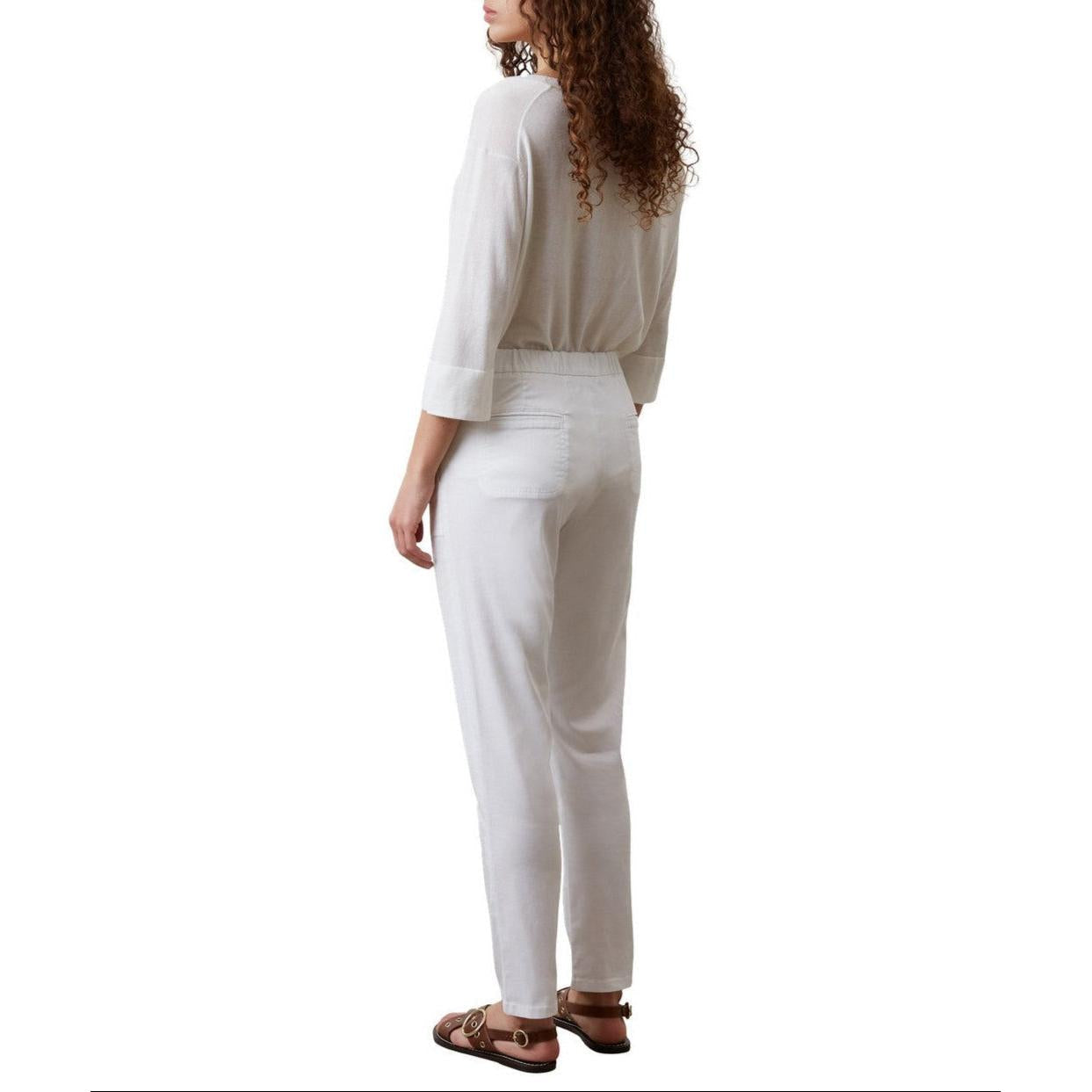 Pantalon - Combi - Short Elizia - Blanc