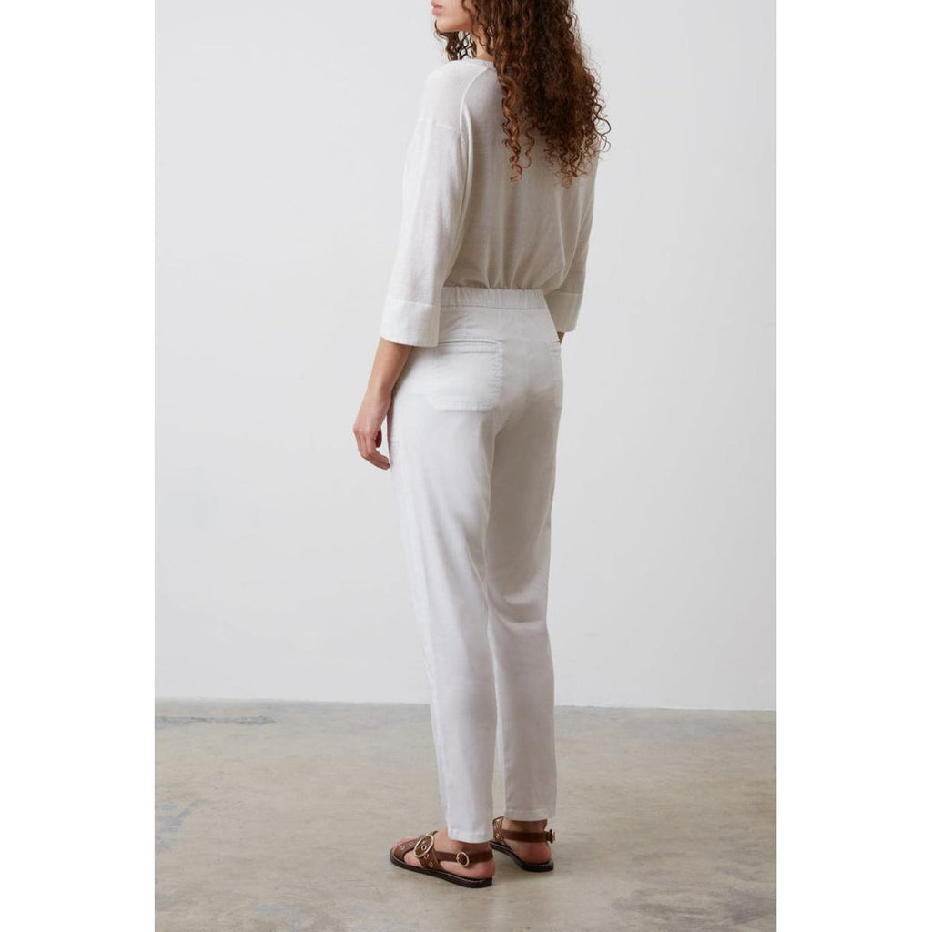 Pantalon - Combi - Short Elizia - Blanc